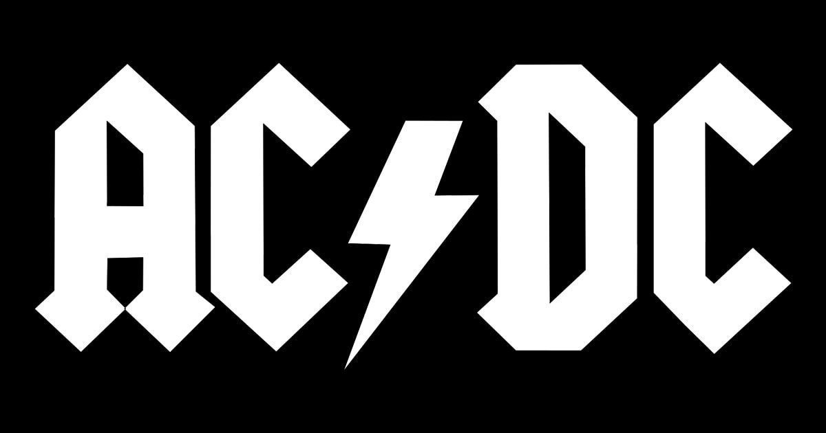 Логотип группы AC/DC