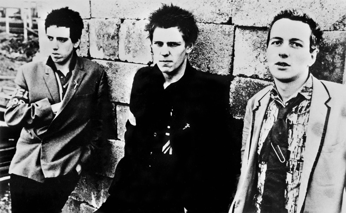 The Clash, 1978. Joe Strummer, Mick Jones, Paul Simonon. Getty Images